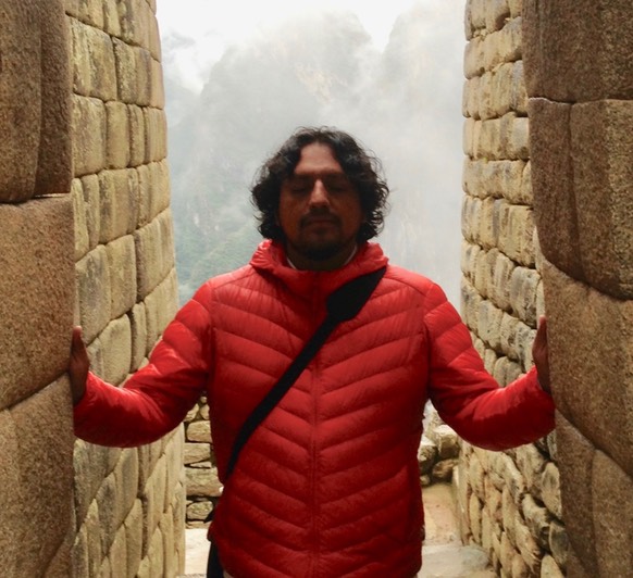 Luciano at Machu Picchu 2